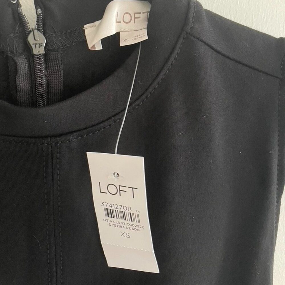 *New* Loft Black Dress - S